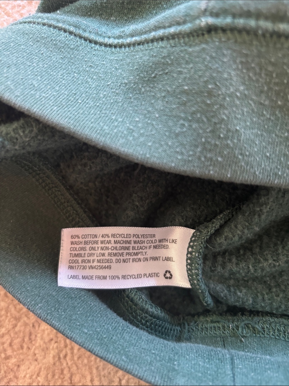 Green Hooded Pullover & Green Button-Neck Sweater Duo - Picture 4 of 8
